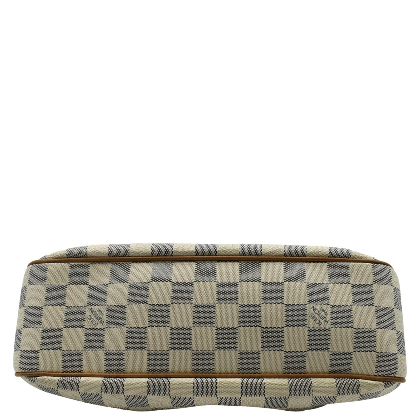LOUIS VUITTON Siracusa PM Damier Azur Shoulder Bag White