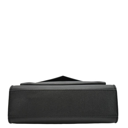 LOUIS VUITTON Mylockme BB Leather Chain Shoulder Bag Black