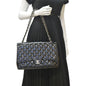 CHANEL Classic Maxi Single Flap Patent Leather Shoulder Bag Black
