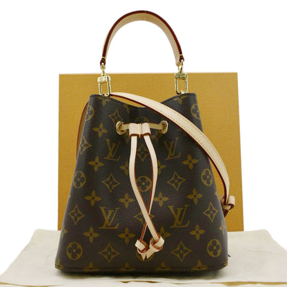 LOUIS VUITTON NeoNoe BB Monogram Canvas Shoulder Bag Brown