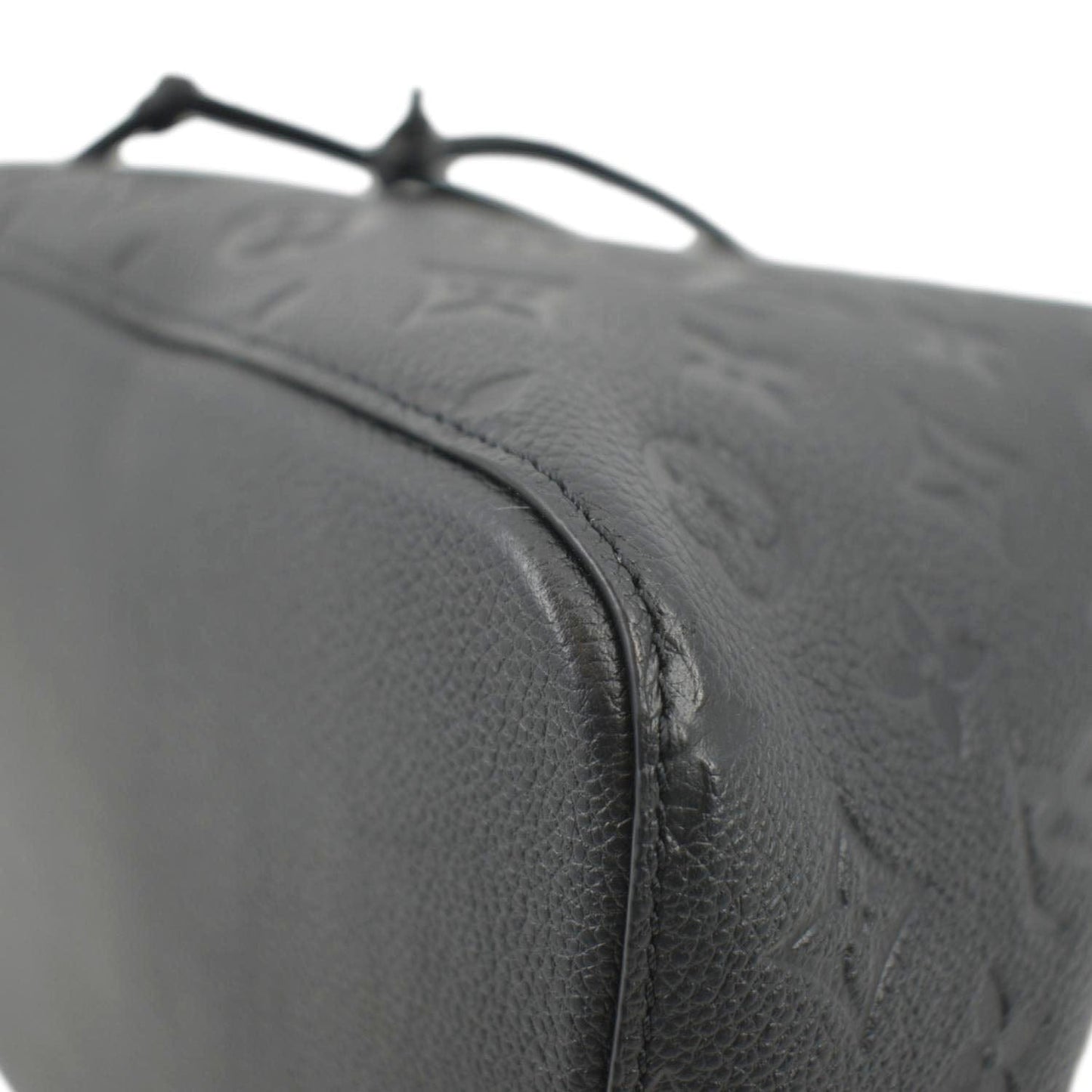 LOUIS VUITTON NeoNoe MM Monogram Empreinte Leather Shoulder Bag Black