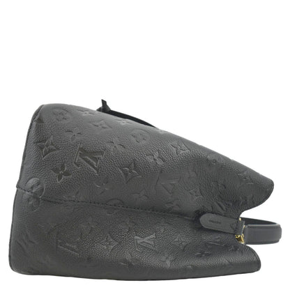 LOUIS VUITTON NeoNoe MM Monogram Empreinte Leather Shoulder Bag Black