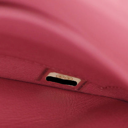 CHANEL Trendy CC Top Handle Flap Quilted Leather Shoulder Bag Hot Pink