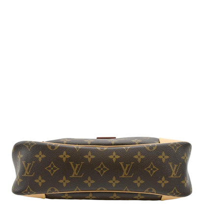 LOUIS VUITTON Odeon NM MM Monogram Canvas Shoulder Bag Brown
