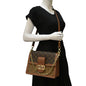 LOUIS VUITTON Dauphine MM Monogram Reverse Canvas Shoulder Bag Brown