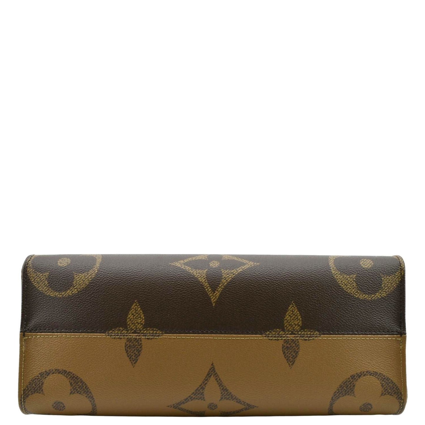 LOUIS VUITTON Onthego MM Giant Monogram Canvas Tote Shoulder Bag Brown