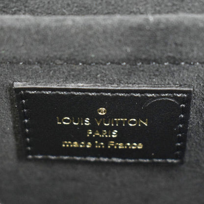 LOUIS VUITTON Padlock On Strap Monogram Canvas Shoulder Bag Black