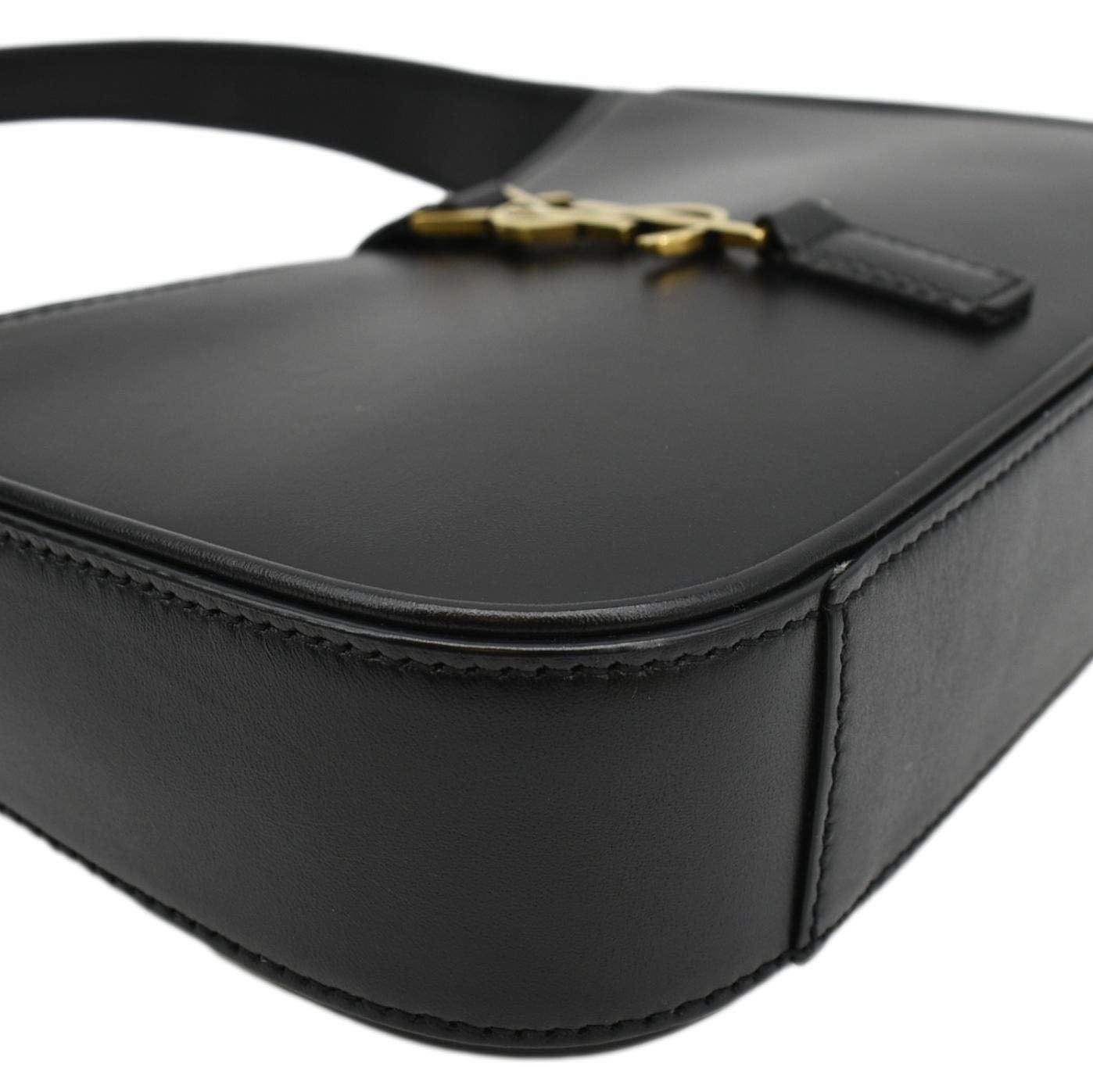 YVES SAINT LAURENT Le 5 A 7 Mini Leather Shoulder Bag Black
