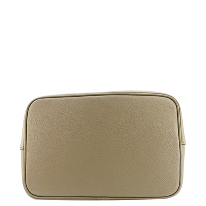 LOUIS VUITTON NeoNoe MM Bicolor Monogram Empreinte Shoulder Bag Cream
