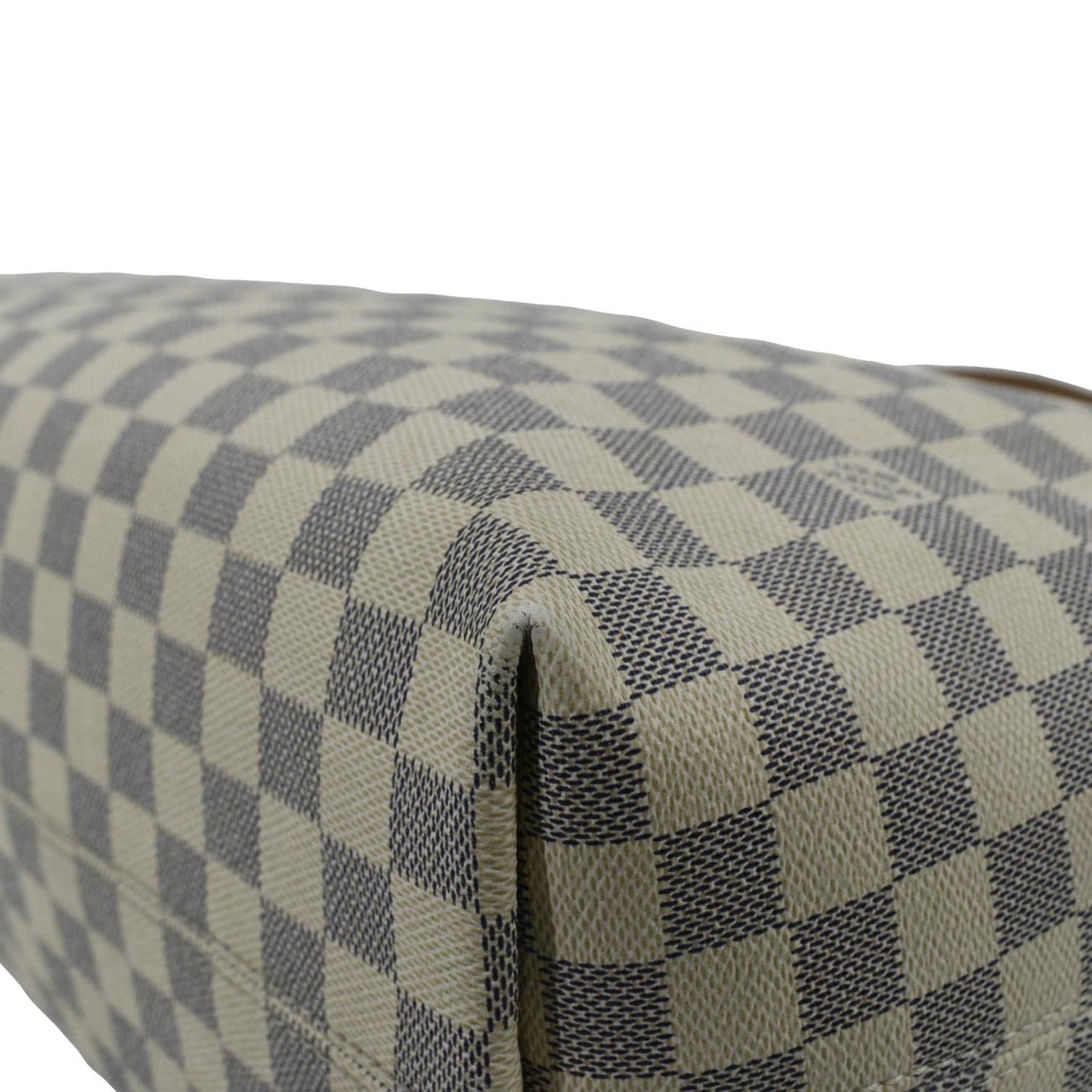 LOUIS VUITTON Graceful MM Damier Azur Shoulder Bag White