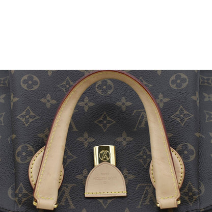 LOUIS VUITTON Rivoli PM Monogram Canvas Shoulder Bag Brown