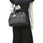 CHRISTIAN DIOR Medium Toujours Leather Shoulder Bag Black