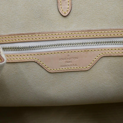 LOUIS VUITTON  Hampstead MM Damier Azur Shoulder Bag White