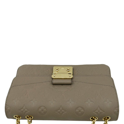 LOUIS VUITTON Marceau PM Monogram Empreinte Leather Shoulder Bag Turtledove