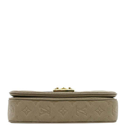 LOUIS VUITTON Marceau PM Monogram Empreinte Leather Shoulder Bag Turtledove