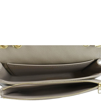 LOUIS VUITTON Marceau PM Monogram Empreinte Leather Shoulder Bag Turtledove