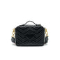 GUCCI GG MARMONT MATELASS� SHOULDER BAG BLACK