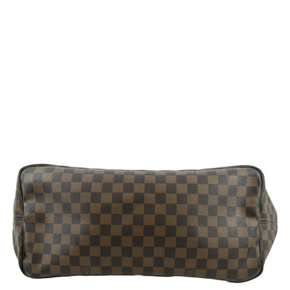 LOUIS VUITTON Neverfull GM Damier Ebene Tote Shoulder Bag Brown