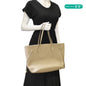 LOUIS VUITTON Neverfull MM Empreinte Leather Tote Shoulder Bag Beige