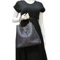 LOUIS VUITTON NeoNoe Monogram Empreinte Leather Shoulder Bag Navy Blue