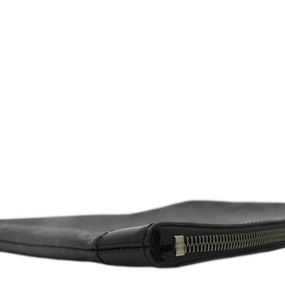 LOUIS VUITTON Monogram Eclipse Pouch Clutch Bag Black