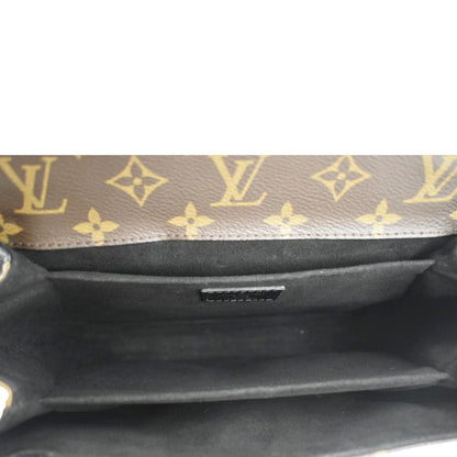 LOUIS VUITTON Metis Pochette Brogue Reverse Monogram Shoulder Bag Black