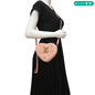 LOUIS VUITTON New Wave Heart Quilted Leather Shoulder Bag Dusty Pink