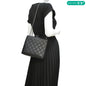 CHANEL CC Kisslock Box Lambskin Leather Chain Shoulder Bag Black