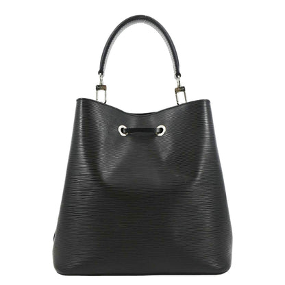 LOUIS VUITTON NeoNoe Epi Leather Shoulder Bag Black