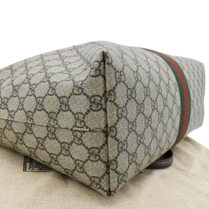 GUCCI Ophidia  Medium GG Supreme Tote Shoulder Bag Beige 631685
