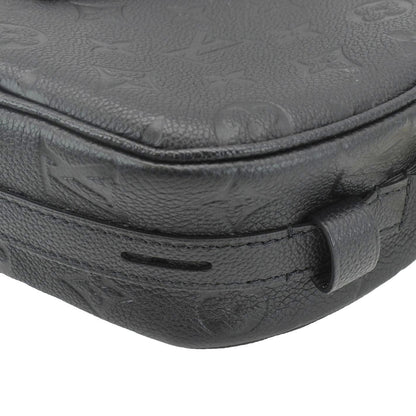 LOUIS VUITTON Boite Chapeau Souple MM Monogram Empreinte Shoulder Bag Black