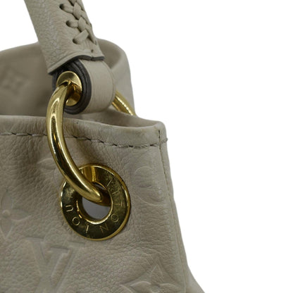 LOUIS VUITTON Artsy MM Empreinte Leather Shoulder Bag Cream