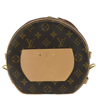 LOUIS VUITTON Boite Chapeau Souple Monogram Canvas Shoulder Bag Brown