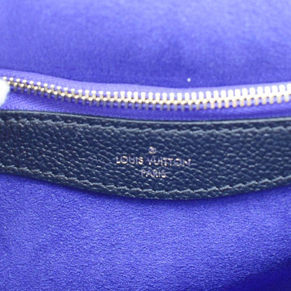 LOUIS VUITTON Diane Empreinte Leather Shoulder Bag Black