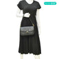LOUIS VUITTON Diane Empreinte Leather Shoulder Bag Black