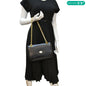 GUCCI Linea Marina Small Chain Leather Shoulder Bag Black 576421