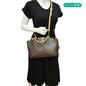 LOUIS VUITTON Petit Palais Monogram Canvas Shoulder Bag Brown