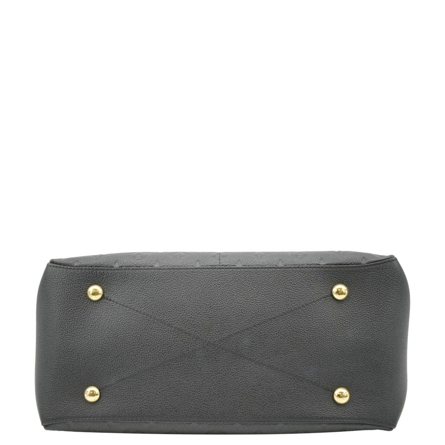 LOUIS VUITTON Maida Monogram Empreinte Leather Hobo Shoulder Bag Black