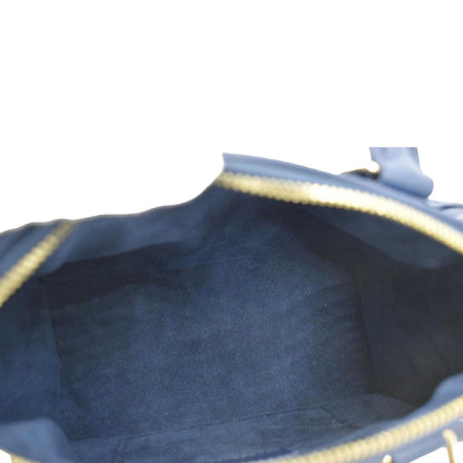 LOUIS VUITTON Speedy 20 Bandouliere Empreinte Monogram Shoulder Bag Degrade Blue
