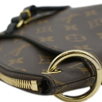 LOUIS VUITTON Odeon NM PM Monogram Canvas Shoulder Bag Brown