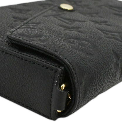 LOUIS VUITTON Felicie Monogram Empreinte Pochette Shoulder Bag Black