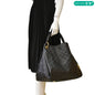 LOUIS VUITTON Artsy MM Monogram Empreinte Leather Shoulder Bag Noir Black