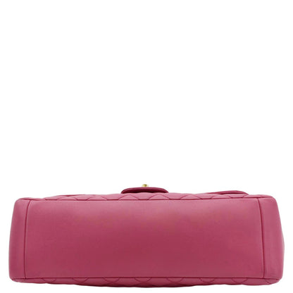 CHANEL Mademoiselle Chic Flap Medium Leather Shoulder Bag Pink