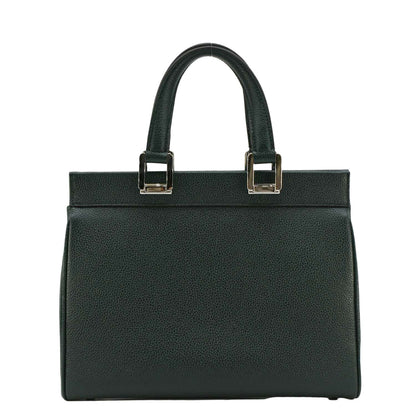 GUCCI Zumi Small Leather Top Handle Shoulder Bag Green