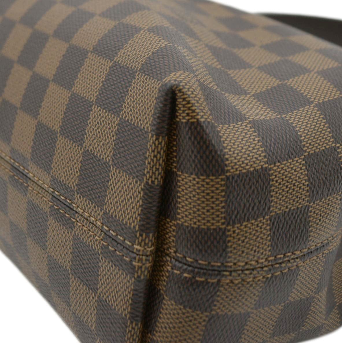 LOUIS VUITTON Graceful PM Damier Ebene Shoulder Bag Brown
