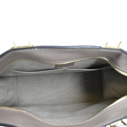 LOUIS VUITTON Very Zipped Python Leather Tote Shoulder Bag Beige
