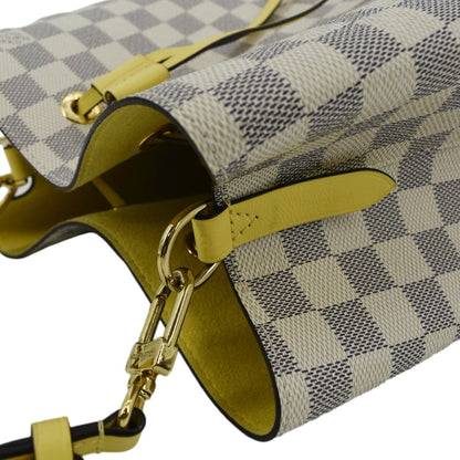LOUIS VUITTON Neonoe MM Damier Azur Shoulder Bag Pineapple