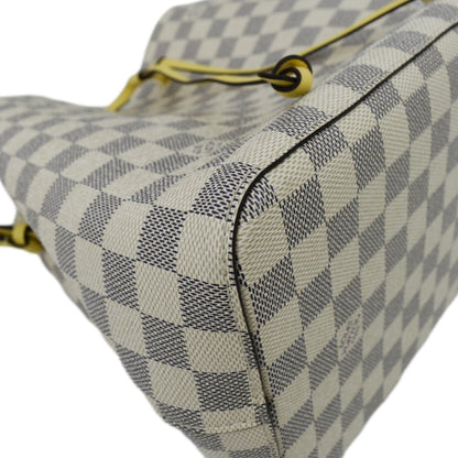 LOUIS VUITTON Neonoe MM Damier Azur Shoulder Bag Pineapple