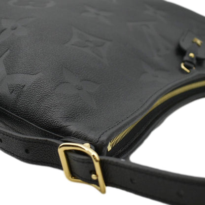 LOUIS VUITTON Carryall MM Empreinte Leather Shoulder Bag Black