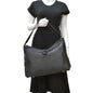 LOUIS VUITTON Carryall MM Empreinte Leather Shoulder Bag Black